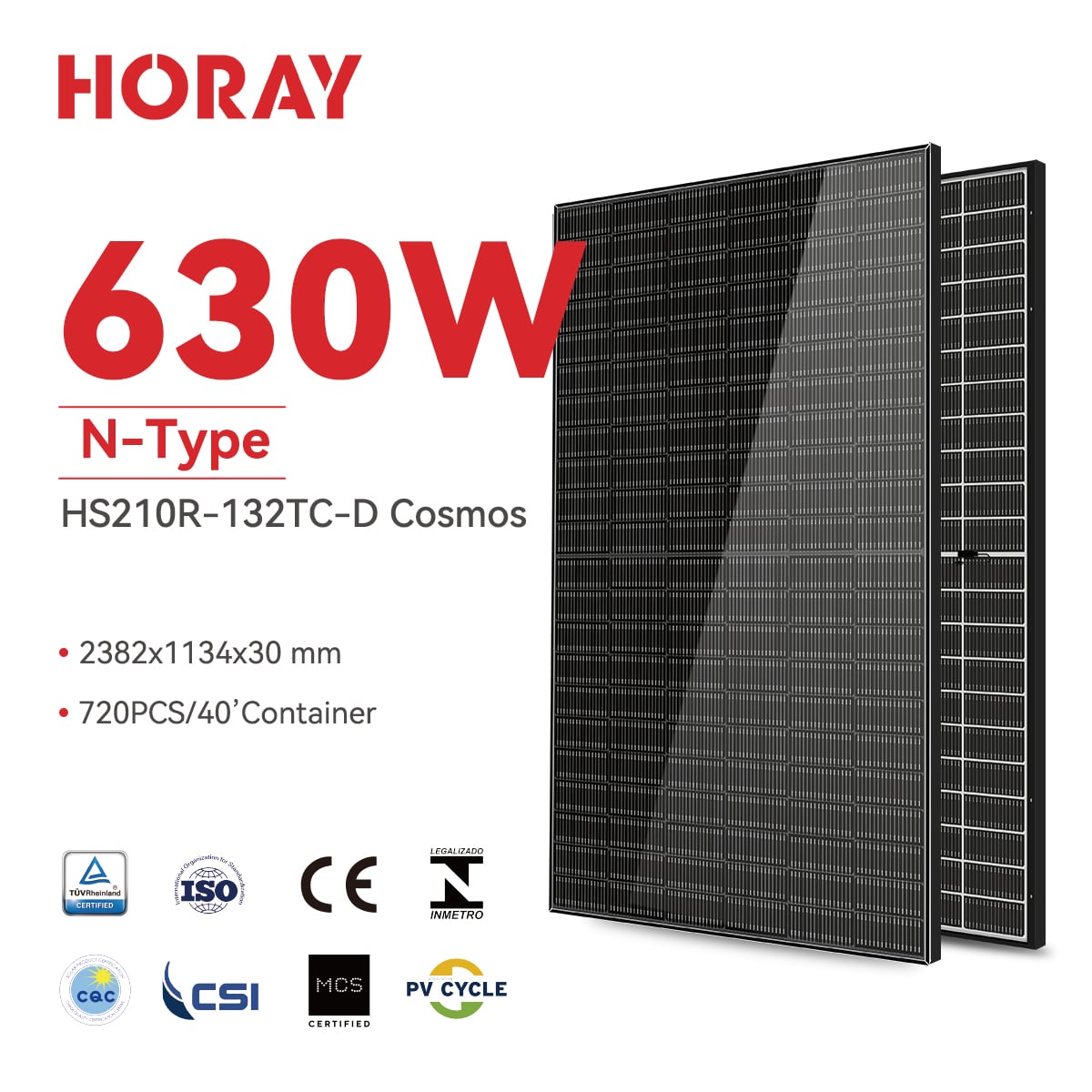 Cosmos HS210R-132TC-D 610-630-MHC-D